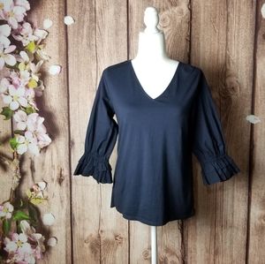 Ann Taylor navy top size XS NWT